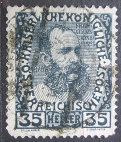 Poštová známka Rakúsko 1908 Cisár František Josef I. Mi# 149 x