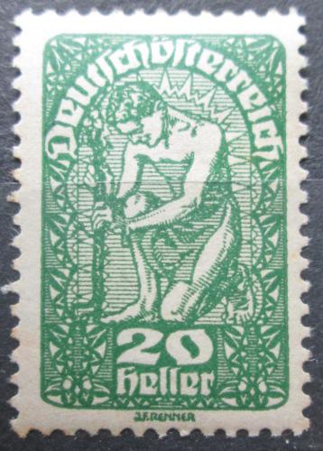 Poštová známka Rakúsko 1920 Alegorie Mi# 264 x