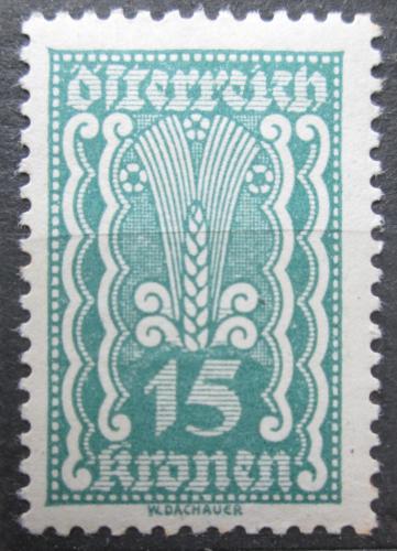 Poštová známka Rakúsko 1922 Alegorie hospodáøství Mi# 369