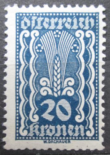 Poštová známka Rakúsko 1922 Alegorie hospodáøství Mi# 370