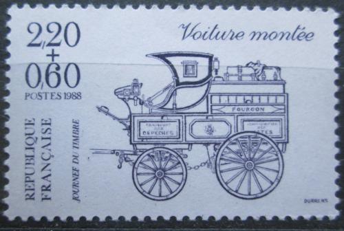 Poštová známka Francúzsko 1988 Poštový dostavník Mi# 2662 A a