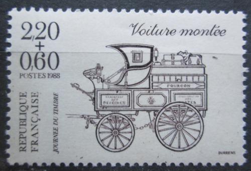 Poštová známka Francúzsko 1988 Poštový dostavník Mi# 2662 C b