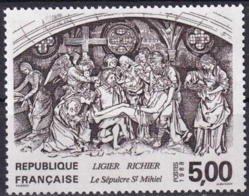 Poštová známka Francúzsko 1988 Sousoší, Ligier Richier Mi# 2689