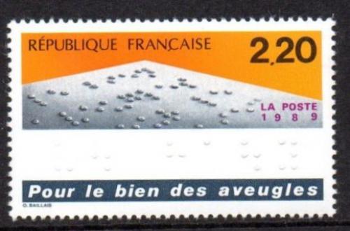 Poštová známka Francúzsko 1989 Pomoc nevidomým Mi# 2698
