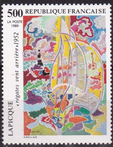 Poštová známka Francúzsko 1989 Umenie, Charles Lapicque Mi# 2744