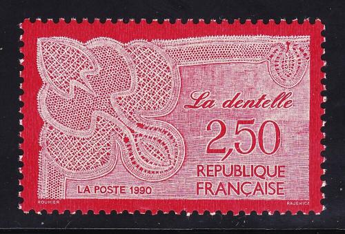 Poštová známka Francúzsko 1990 Krajka Mi# 2756