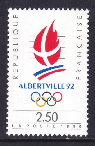 Potov znmka Franczsko 1990 ZOH Albertville Mi# 2758