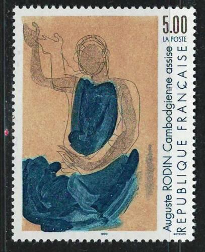 Poštová známka Francúzsko 1990 Umenie, Auguste Rodin Mi# 2781