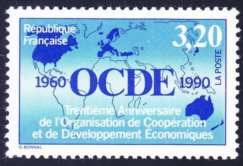 Potov znmka Franczsko 1990 OECD, 30. vroie Mi# 2812 - zvi obrzok