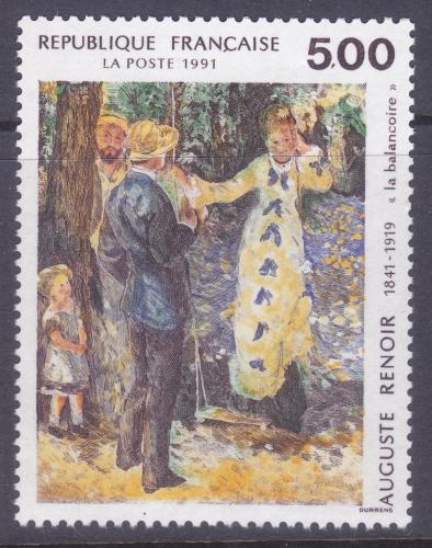 Poštová známka Francúzsko 1991 Umenie, Pierre-Auguste Renoir Mi# 2818 