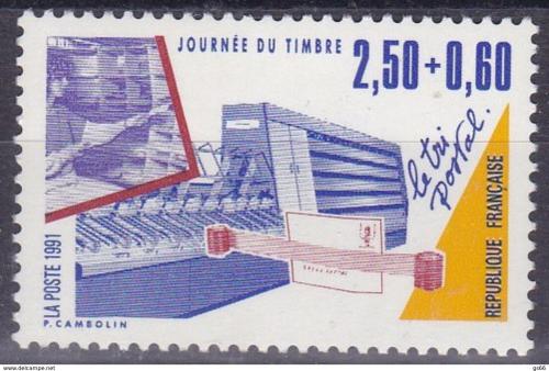 Poštová známka Francúzsko 1991 Den známek Mi# 2826