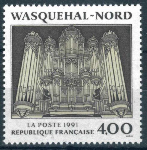 Poštová známka Francúzsko 1991 Kostel Saint-Nicolas, Wasquehal Mi# 2842