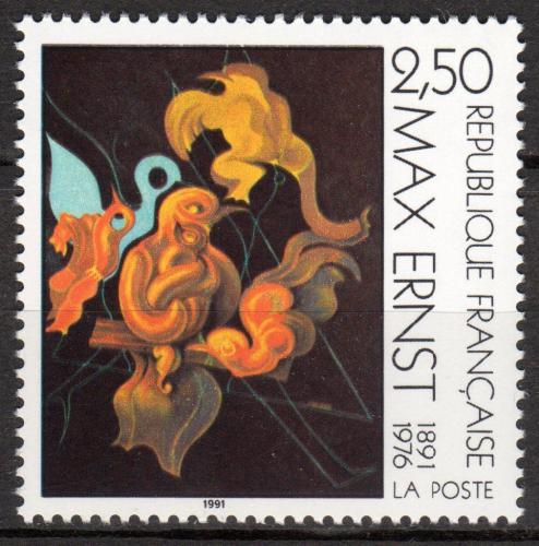 Poštová známka Francúzsko 1991 Umenie, Max Ernst Mi# 2862