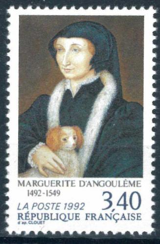 Poštová známka Francúzsko 1992 Markéta Navarrská Mi# 2891