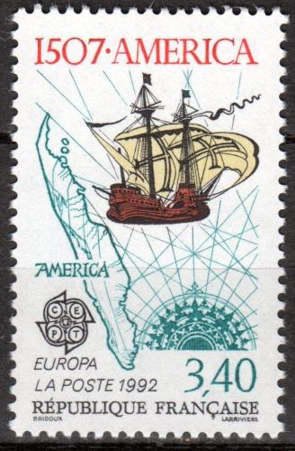 Poštová známka Francúzsko 1992 Kolumbova Santa Maria Mi# 2900