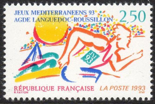 Poštová známka Francúzsko 1993 Støedomoøské hry Mi# 2941