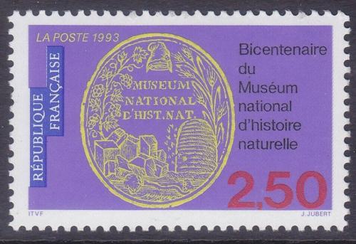 Poštová známka Francúzsko 1993 Peèe� Muzea pøírodní historie Mi# 2958
