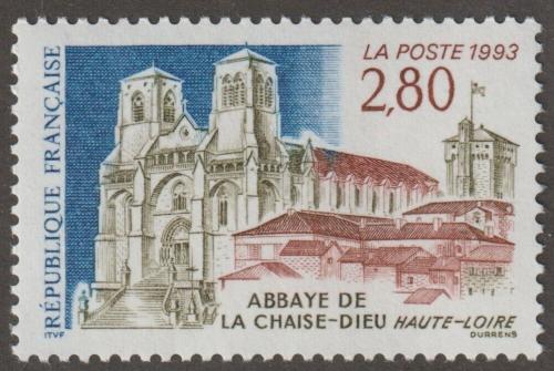 Poštová známka Francúzsko 1993 Kláštor Chaise-Dieu Mi# 2972