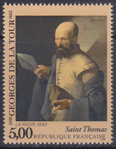 Poštová známka Francúzsko 1993 Umenie, Georges de La Tour Mi# 2973
