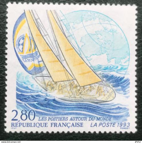Poštová známka Francúzsko 1993 Jachta La Poste Mi# 2977