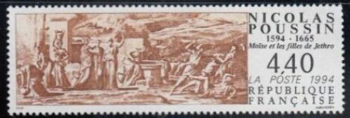 Poštová známka Francúzsko 1994 Kresba, Nicolas Poussin Mi# 3043