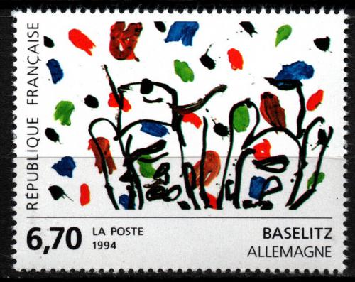 Poštová známka Francúzsko 1994 Umenie, Georg Baselitz Mi# 3059