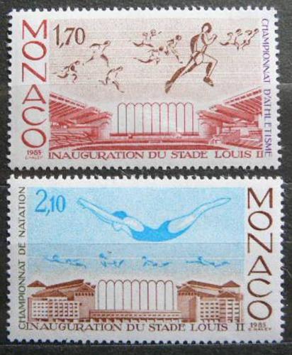 Poštové známky Monako 1985 Šport Mi# 1697-98