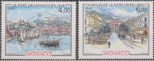 Poštové známky Monako 1985 Monte Carlo Mi# 1713-14 Kat 6€