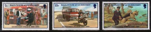 Potov znmky Guernsey 1980 Ostrovn policie, 60. vroie Mi# 206-08 - zvi obrzok
