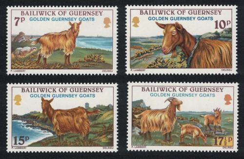 Potov znmky Guernsey 1980 Kozy Mi# 209-12 - zvi obrzok