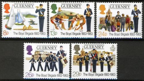 Potov znmky Guernsey 1983 Boys - zvi obrzok