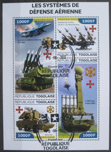 Poštové známky Togo 2022 Vojna na Ukrajinì, obranné systémy Mi# N/N