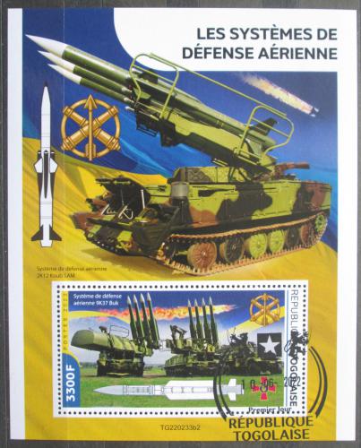 Poštová známka Togo 2022 Vojna na Ukrajinì, obranné systémy Mi# N/N
