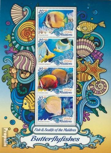 Poštové známky Maldivy 2016 Klipky Mi# 6663-66 Kat 10€