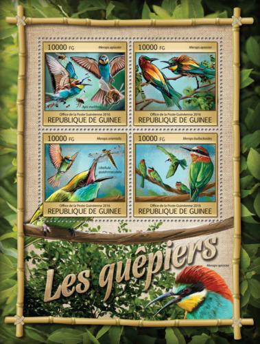 Poštové známky Guinea 2016 Vlhy Mi# 11816-19 Kat 16€