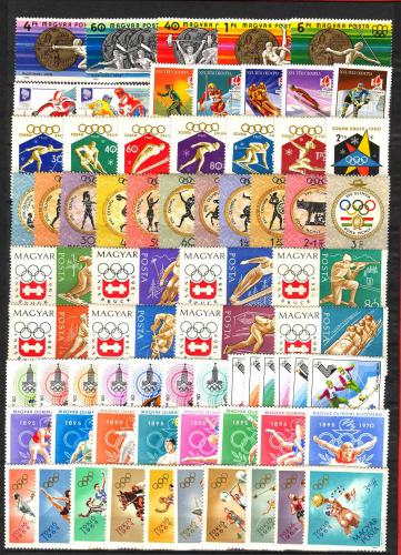 Zostava Maarsko 1960-94 Olympijsk hry - 10 kompletnch setov