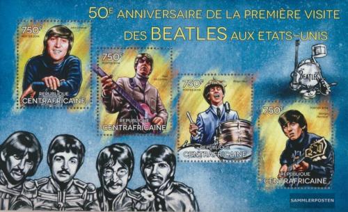 Poštové známky SAR 2014 The Beatles Mi# 4775-78 Kat 14€