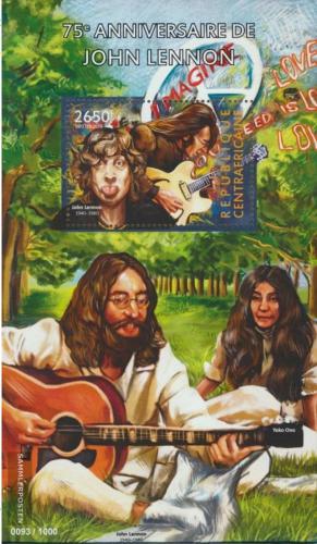 Poštová známka SAR 2015 The Beatles, John Lennon Mi# Block 1315 Kat 12€