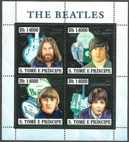 Poštové známky Svätý Tomáš 2006 The Beatles Mi# 2934-37 Kat 16€