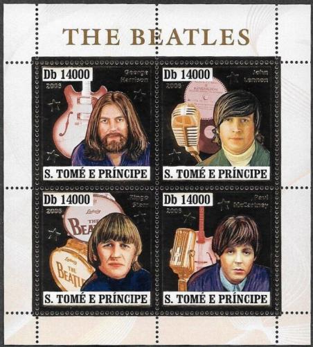 Poštové známky Svätý Tomáš 2006 The Beatles Mi# 2938-41 Kat 16€