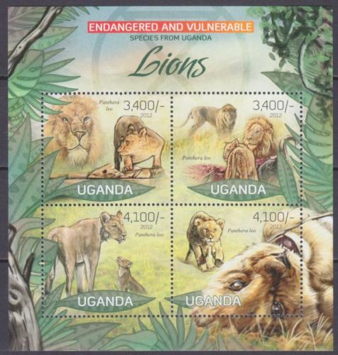 Poštové známky Uganda 2012 Levy Mi# 2975-78 Kat 13€