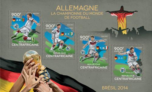 Poštové známky SAR 2014 MS ve futbale Mi# 4860-63 Kat 16€