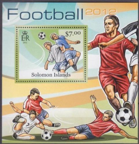 Poštová známka Šalamúnove ostrovy 2013 Futbal Mi# 1666 Block