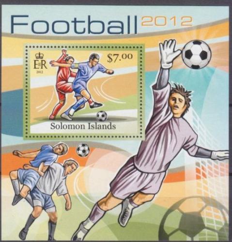 Poštová známka Šalamúnove ostrovy 2013 Futbal Mi# 1667 Block