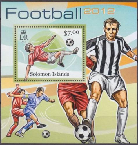 Poštová známka Šalamúnove ostrovy 2013 Futbal Mi# 1669 Block