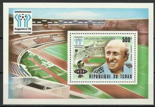 Poštová známka Èad 1978 MS ve futbale pretlaè Mi# Block 74