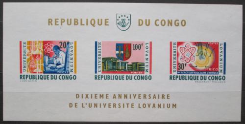 Potov znmky Kongo Dem., Zair 1964 Univerzita Lovanium Mi# Block 3 Kat 7.50 - zvi obrzok