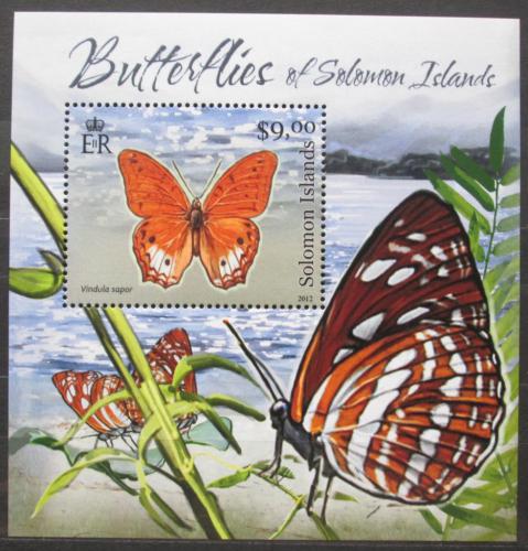 Poštová známka Šalamúnove ostrovy 2012 Motýle Mi# 1453 Block