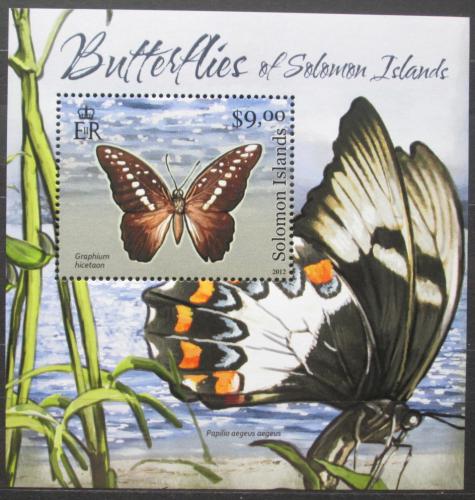 Poštová známka Šalamúnove ostrovy 2012 Motýle Mi# 1454 Block 