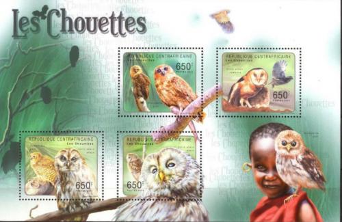 Poštové známky SAR 2011 Sovy Mi# 3015-18 Kat 10€